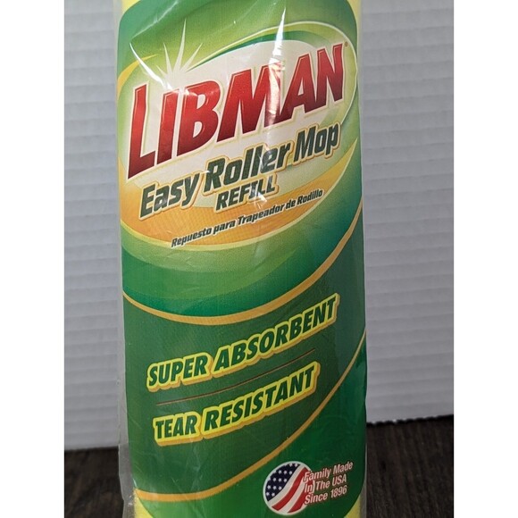 Libman Easy Roller Mop Refill Head Super Absorbent Tear Resistant #02017 - Picture 2 of 6